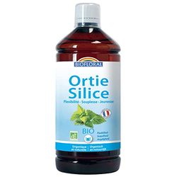 BIOFLORAL - Ortie-Silice - Buvable - Organique Et Naturelle - Articulation Et Vitalité - Soin De La Peau - Certifiée DEMETER & Bio - Fabrication Française - 1L