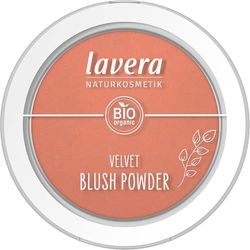 lavera Velvet Blush Powder -Rosy Peach 01- apricot - organic almond oil & vitamin E - matte - velvety texture (1 x 5g)