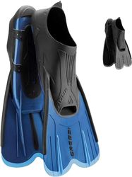 Cressi Agua Short Fins Barbatanas curtas de Snorkeling e natação, unissexo, 45/46 Agua Short