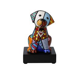 Goebel Pop Art Baby Blue Dog Figurka kolekcjonerska Romero Britto z porcelany, 66-452-58-1