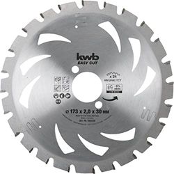 kwb AKKU TOP Lame de scie circulaire Easy Cut, Made in Germany, Ø 173 x 30 mm