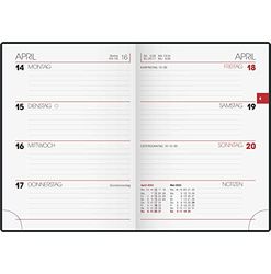 BRUNNEN Nature Daily Calendar, Desk Planner, Yearly Planner Model 795 2023 Sheet Size 14.5 x 20.6 cm Brown
