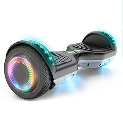 Hoverboard Self Balancing Scooter 6.5" Two-Wheel Self Balancing Hoverboard with Bluetooth Speaker and LED Lights Electric Scooter for Adult Kids Gift