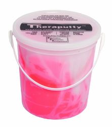 CanDo TheraPutty antimicrobien - Pâte à malaxer - 2,2 kg - rouge (souple)