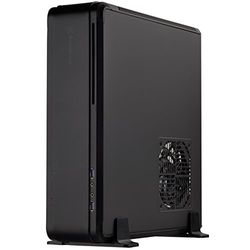 SilverStone SST-FTZ01B – Fortress High-End Mini ITX Gaming HTPC-hölje, svart