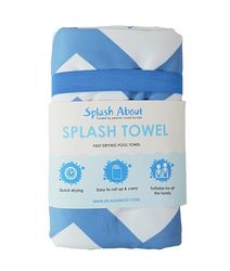 Splash About Zigzag Towel - Cashmere Blue - One Size