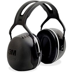 3M PELTOR X5A Orelhas de diadema 37 db alta visibilidade, 1 orelha/caixa, preto