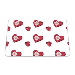 Bonamaison, Rectangular Digital Printed Mouse Mat Non-Slip Bottom for Office and Home Size: 22 x 18 cm