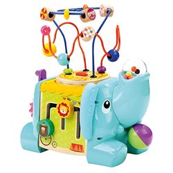 Bino & Mertens- Elefante Cubo de motricidad, Multicolor, Medium (Mertens GmbH 84212)