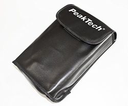 PeakTech Universal Leatherette Case with Belt Loop 125 x 195 x 55 mm Pack of 1 Bag 2