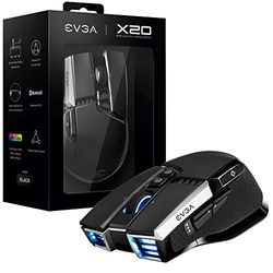 EVGA X20 Gaming Mouse, Wireless, Black, Customizable, 16,000 Dpi, 5 Profiles, 10 Buttons, Ergonomic 903-T1-20BK-K3