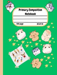 Primary Composition Notebook k-2: Space Primary Story Journal Grades k-2 Dotted Midline with drawing space | draw and whrit Practice Paper for Kids notebook journal 8.5x11 100 page