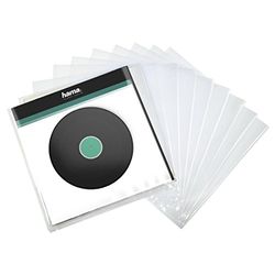 Hama Capas para discos de vinil (10 unidades, 32,7 x 0,07 x 32,5 cm), transparente