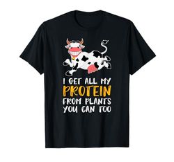 Vegan Veganism Vegetable - Organic Food Cow Vegan T-Shirt