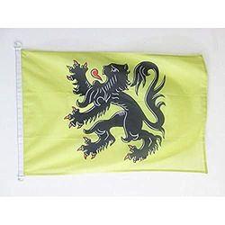 Nautische vlag Vlaanderen 45x30cm - Vlaamse bootvlag - Vlaanderen - België 30 x 45 cm - AZ VLAG