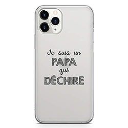 Zokko iPhone 11 Pro fodral "I'm A Tearing Dad" - mjukt genomskinligt bläck svart