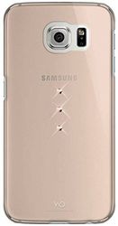 WHITE DIAMONDS Trinity Clip On Fodral Skal till Samsung Galaxy S6 - Guld