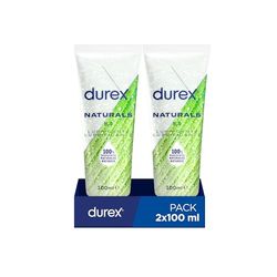 Durex Naturals Intimate Gel Hygiene Íntimo, Negro, 100 ml x 2 Unidad (Paquete de 1)