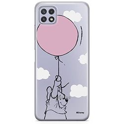 Ert Group Funda para teléfono móvil Samsung A22 5G Original y con Licencia Oficial de Disney con diseño Winnie The Pooh and Friends 013, parcialmente Transparente