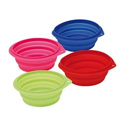 Croci Travel Bowl for Dog, 0.5 Litre, Multi-Colour