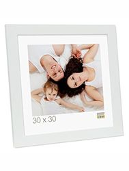 Deknudt Cadres Photo, Résine, Blanc, 28 x35 cm