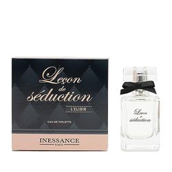 Inessance Paris - Eau de Toilette pour Femme Leçon de Séduction L’Elixir - Parfum Élégant aux Notes Fleuries et Fruitées - Flacon Chic et Moderne - Fabrication Française - 50 ml