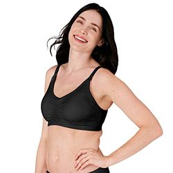 Medela Soutien-gorge d’allaitement et d’expression 3 en 1, Respirant et léger pour un confort optimal pendant l’allaitement ou l’expression Noir L