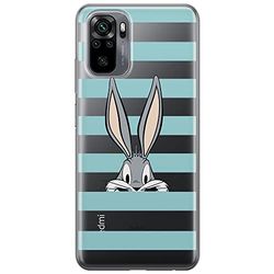 ERT GROUP etui na telefon Xiaomi REDMI NOTE 10/ 10S, case oryginalny i oficjalnie licencjonowany przez Looney Tunes, wzór Bugs 011, optymalnie dopasowane, plecki z TPU częściowo przeźroczyste