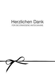 Perleberg Dankzeggingskaarten voor rouw, 5 stuks, rouwkaarten met envelop, liefdevolle condoleancekaarten met envelop, bedankkaart, hoogwaardige kaarten voor rouw, 10,5 x 14,5 cm