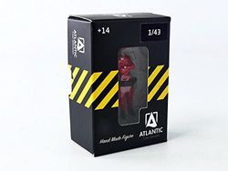 ATLANTIC CASE - Miniatuurauto verzamelaarsmodel, 43011_02, rood