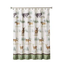 SKL HOME by Saturday Knight Ltd. Home on The Range Rideau de Douche en Tissu Multicolore