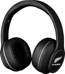 Konix All Blacks Casque sans fil Haka Go pour smartphones et tablettes - Haut-parleurs 40 mm - Connexion Bluetooth - Noir