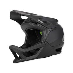 O'NEAL | Casco da Mountain Bike | MTB Downhill | EN1078, molte aperture di ventilazione facilitano la respirazione, IPX® ACells | Transition Helmet Solid | Adulto | Nero | XL