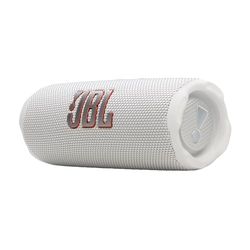 JBL Flip 7, draadloze draagbare Bluetooth-speaker, 16 uur afspeeltijd, IP68 waterdicht, stof- en valbestendig, JBL Pro Sound met AI Boost, Auracast multi-speaker verbinding, wit