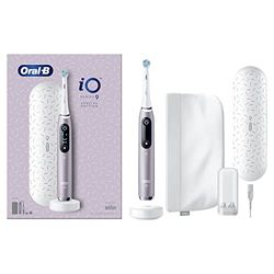 Oral-B iO Série 9 Brosse À Dents Électrique, Édition Spéciale, Se Connecte à L'Application Mobile Oral-B, avec Technologie Magnétique iO, Étui De Voyage avec Fonction De Chargement, Trousse De