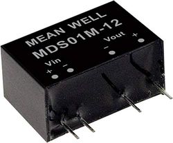 Mean Well MDS01N-15 DC-converter module 67mA 1W Aantal uitgave: 1 x