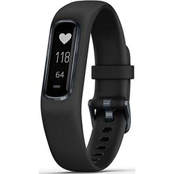 Garmin Tracker d'activité intelligent Vivosmart 4 petit/moyen avec outils de surveillance de la fréquence cardiaque au poignet et de la condition physique - Noir (Reconditionné)