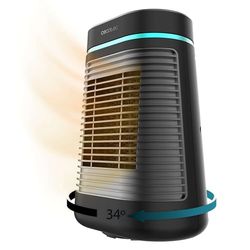 Cecotec Slimme Tafelmodel Keramische Kachel ReadyWarm 1550 Max Ceramic Rotate Smart met 1500 W, oscillatie, digitaal display, instelbare thermostaat en 3 bedrijfsmodi, 15 m2