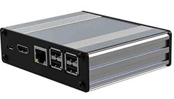 RS PRO Raspberry Pi behuizing, aluminium zilver, geschikt voor Raspberry Pi