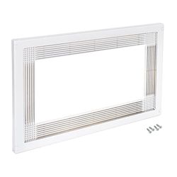 EMUCA 8061515 Armação para encastrar micro-ondas no móvel de 60 cm em plástico branco, 6