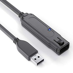 PureLink DS3100-100 USB 3.1 Gen.1 Actieve verlengkabel (USB-A-stekker naar USB-A-aansluiting), voedingseenheid vanaf de USB-poort, geen voeding nodig, 10,0 m, zwart