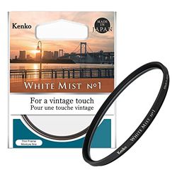 Kenko Soft Filtri White Mist No.1 φ62mm, Per un tocco vintage, Effetto morbido, Prodotto in Giappone