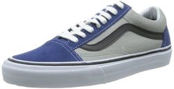 Vans U Old Skool, Zapatillas Unisex Adulto, Azul (Suede/Canvass), 35 EU Estrecho