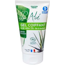 Ciel d'Azur Labs Pur'Aloé – Gel para cabello – 73 % Aloe Vera orgánica y justa – Fijación fuerte, hidratante y estructura – Certificación Cosmos Organic – 99 % de origen natural – Tubo de 150 ml