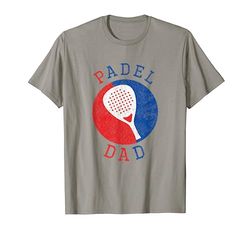 Paddel Dad Divertente Padelista Giocatore Padel Tennis Maglietta