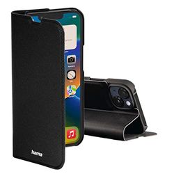 Hama Hoes voor mobiele telefoon voor Apple iPhone 14 "Slim Pro" (beschermhoes met portemonnee 2x kaartvak, inklapbare iPhone 14 hoes met magneetsluiting en standfunctie) zwart
