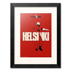 Grupo Erik Helsinki Stampa incorniciata 30 x 40 cm - Paper House/Print Paper House - Helsinki Paper House Decoration - Prodotto con licenza ufficiale