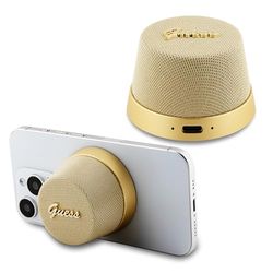 CG MOBILE Guess Mini altoparlante magnetico Bluetooth della marca Guess, goditi la moda come stile di vita con questo altoparlante portatile, regalo originale per uomo e donna