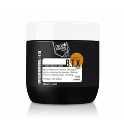 Real Natura - Creme de Alinhamento B.T.X. - 500ML - Lisciatura e Morbidezza Intensa