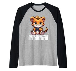 Controlador Tiger Gamer de I'm Gaming Camiseta Manga Raglan